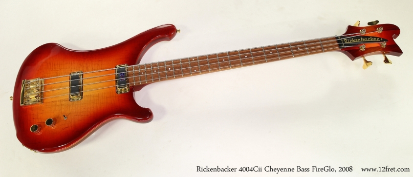 Rickenbacker 4004Cii Cheyenne Bass FireGlo, 2008  Full Front View