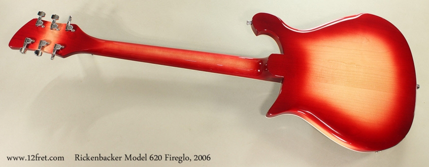 Rickenbacker Model 620 Fireglo, 2006 Full Rear View