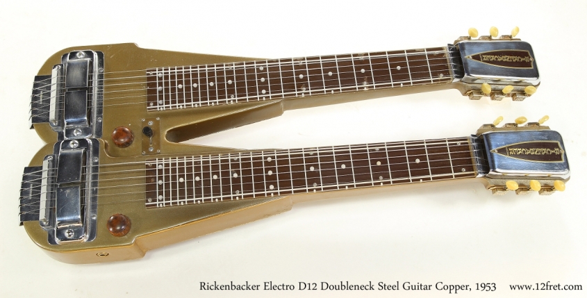 Rickenbacker Electro D12 Doubleneck Steel Guitar Copper, 1953   Full Front View