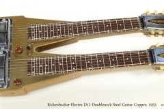 Rickenbacker Electro D12 Doubleneck Steel Guitar Copper, 1953   Full Front View