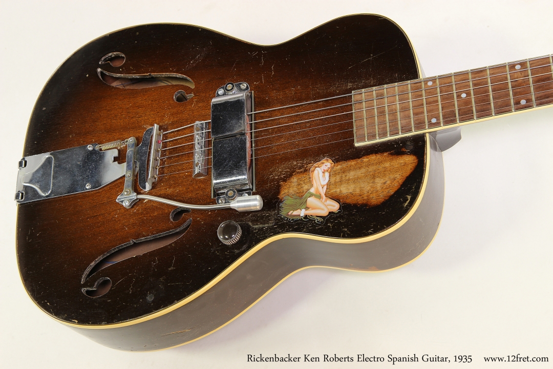 Rickenbacker Ken Roberts Electro Spanish Guitar, 1935  Top View