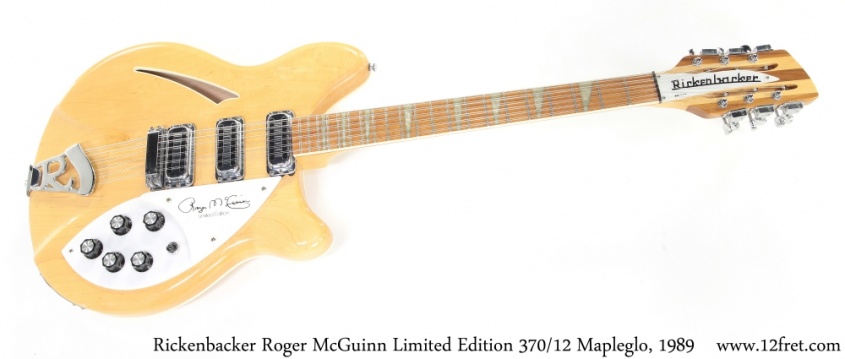 Rickenbacker Roger McGuinn Limited Edition 370/12 Mapleglo, 1989 Full Front View