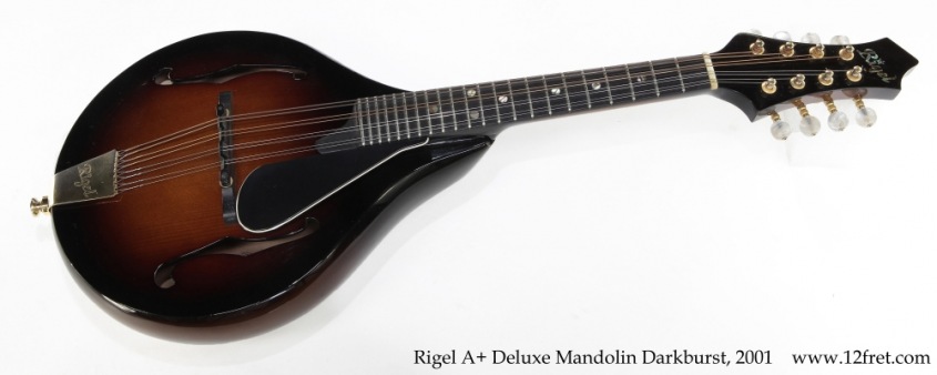 Rigel A+ Deluxe Mandolin Darkburst, 2001 Full Front View