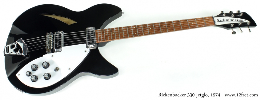 Rickenbacker 330 Jetglo 1974 full front view