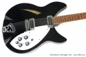 Rickenbacker 330 Jetglo 1974 top