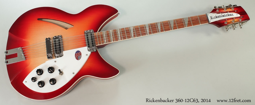 Rickenbacker 360-12C63, 2014 Full Front View