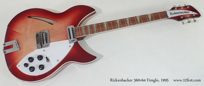 Rickenbacker 360v64 Fireglo 1995 full front view