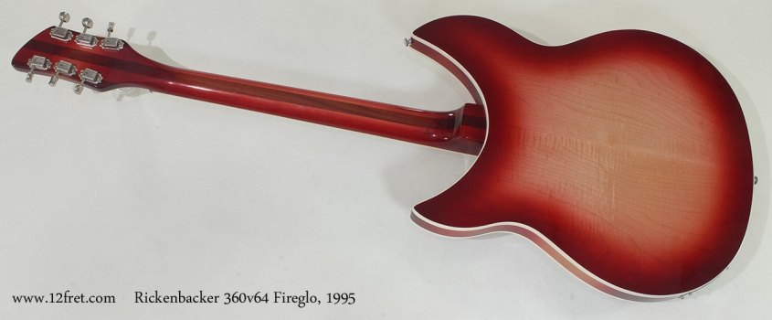 Rickenbacker 360v64 Fireglo 1995 full rear view