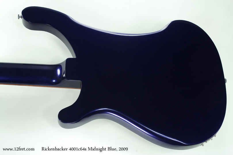 Rickenbacker 4001c64s Midnight Blue 2009 back