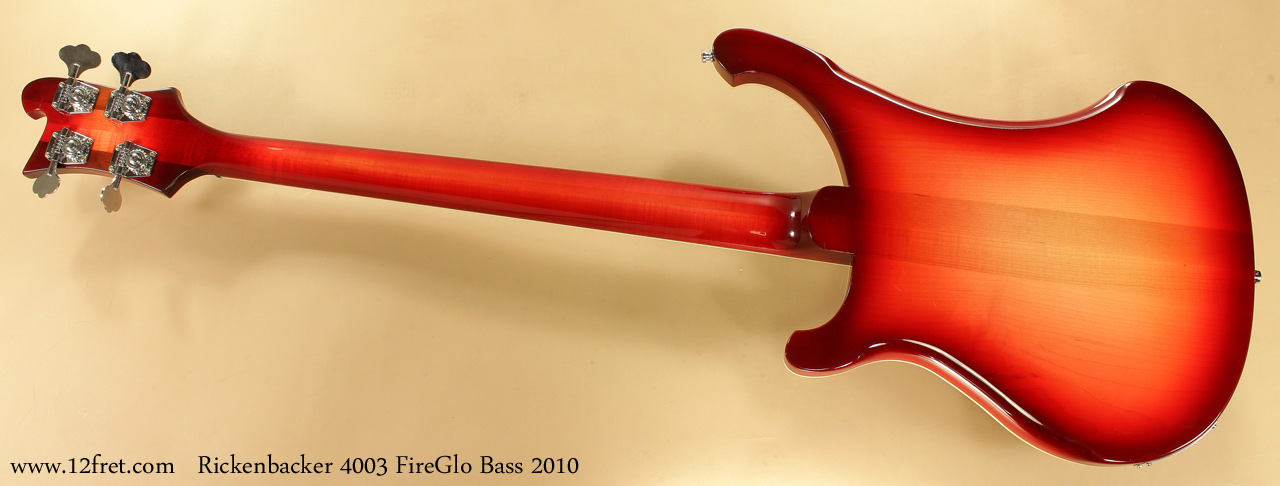 Rickenbacker 4003 Bass FireGlo 2010  full rear view
