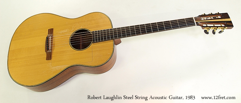 Robert Laughlin Steel String Acoustic Guitar, 1983 Full Front View