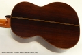 Robert Ruck Classical Guitar, 2009 Back View