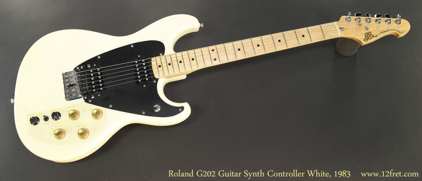 Roland G202 Guitar Synth Controller White, 1983 Full Front View
