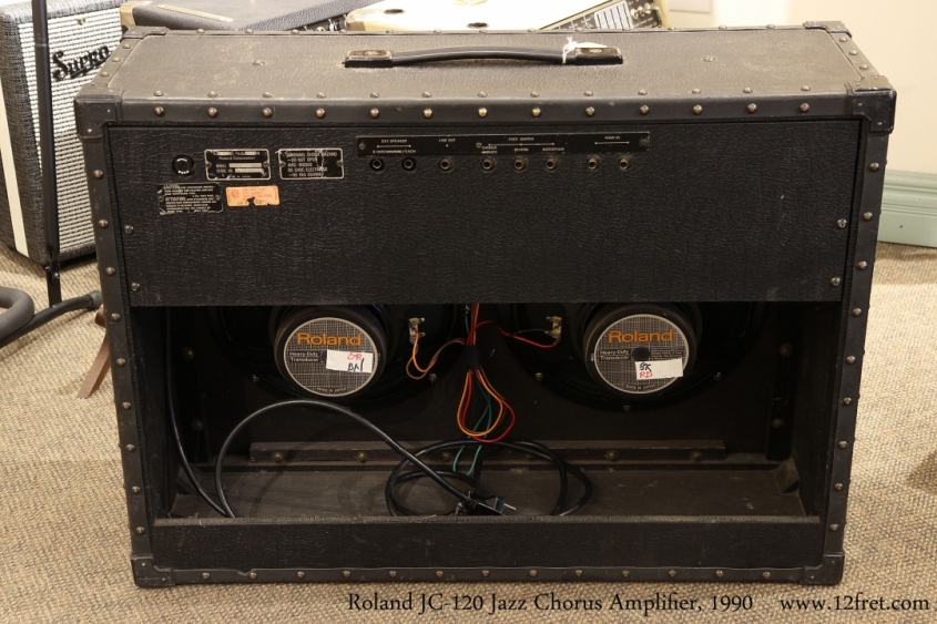 Roland JC-120 Jazz Chorus Amplifier, 1990   Full Rear View