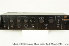 Roland SPH-323 Analog Phase Shifter Rack Mount, 1983   Top Front View