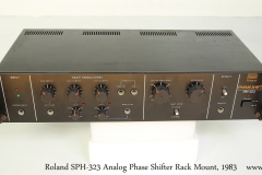 Roland SPH-323 Analog Phase Shifter Rack Mount, 1983   Full Front View