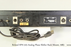 Roland SPH-323 Analog Phase Shifter Rack Mount, 1983   Full Rear VIew