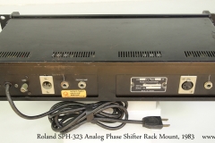 Roland SPH-323 Analog Phase Shifter Rack Mount, 1983   Top Rear View