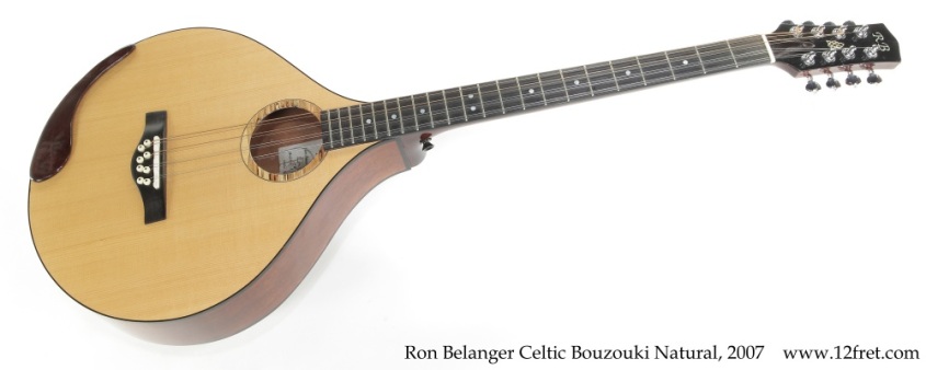 Ron Belanger Celtic Bouzouki Natural, 2007 Full Front View