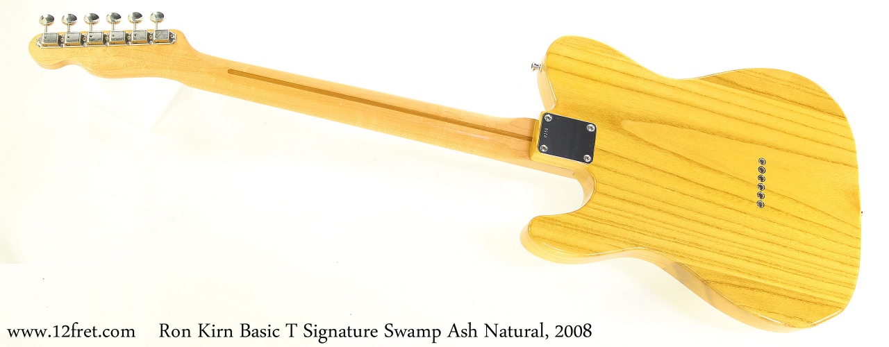 Ron Kirn Basic T Signature Swamp Ash Natural, 2008 Full Rear View