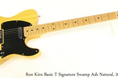 Ron Kirn Basic T Signature Swamp Ash Natural, 2008 Full Front View