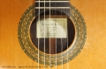 Ignacio M. Rozas Classical Guitar, 1994 Label