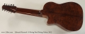 Edouard Rusnack 10 String Steel String Guitar, 2013 Full Rear View