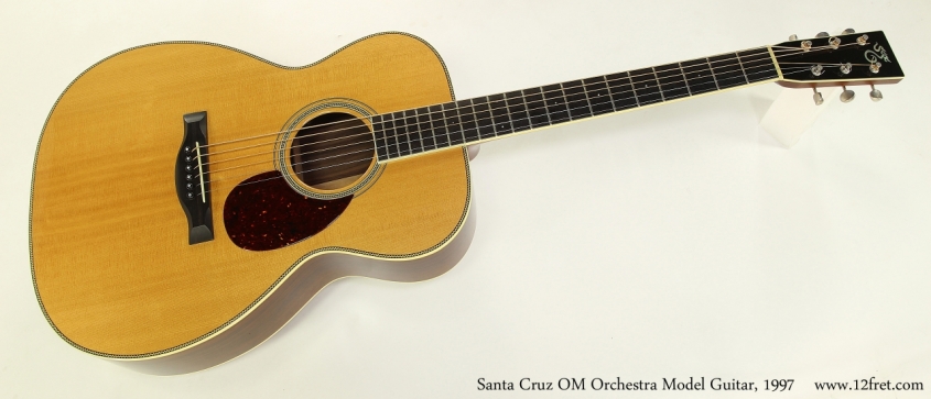 Santa Cruz OM Orchestra Model Guitar, 1997  Full Front View