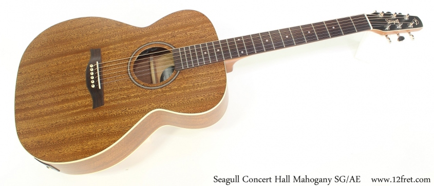 Seagull Concert Hall Mahogany SG/AE Full Front View