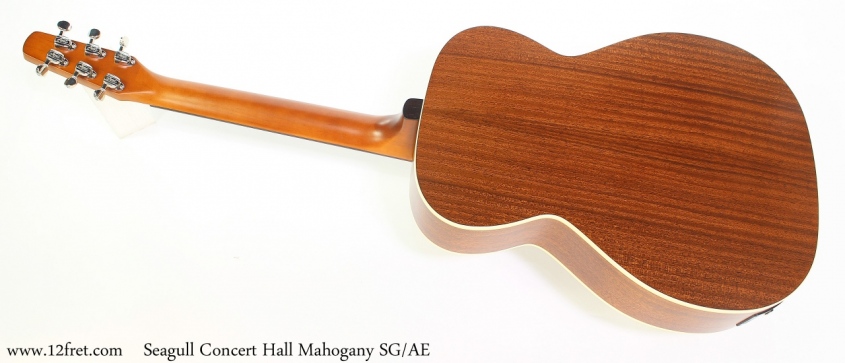 Seagull Concert Hall Mahogany SG/AE Full Rear View