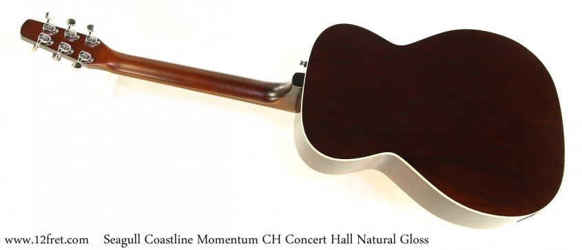 Seagull Coastline Momentum CH Concert Hall Natural Gloss Full Rear View