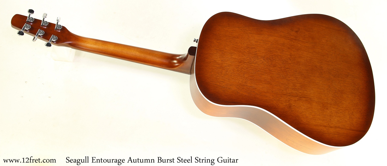 Seagull Entourage Autumn Burst Steel String Guitar Full Rear View