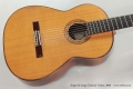 Sergei de Jonge Classical Guitar, 2009 Top View