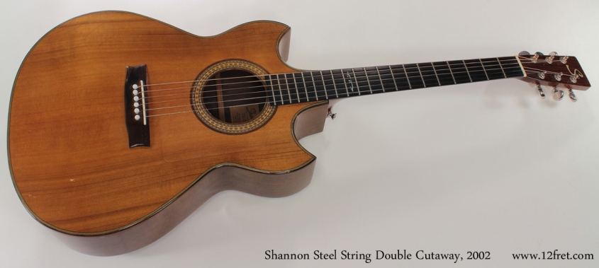 Shannon Double Cutaway Acoustic 2002 full front view