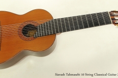 Siavash Tahmasebi 10 String Classsical Guitar 2002  Full Front View