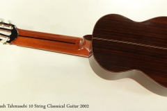 Siavash Tahmasebi 10 String Classsical Guitar 2002  Full Rear View