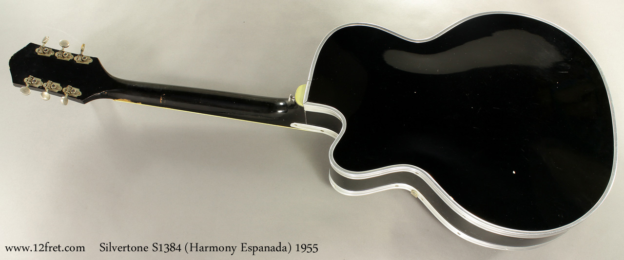 Silvertone S1384 Archtop 1955 full rear view