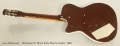 Silvertone U1 Short Scale Electric Guitar, 1960 Full Rear View