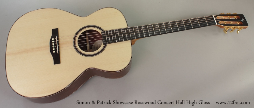 Simon & Patrick Showcase Rosewood Concert Hall High Gloss Full Front View