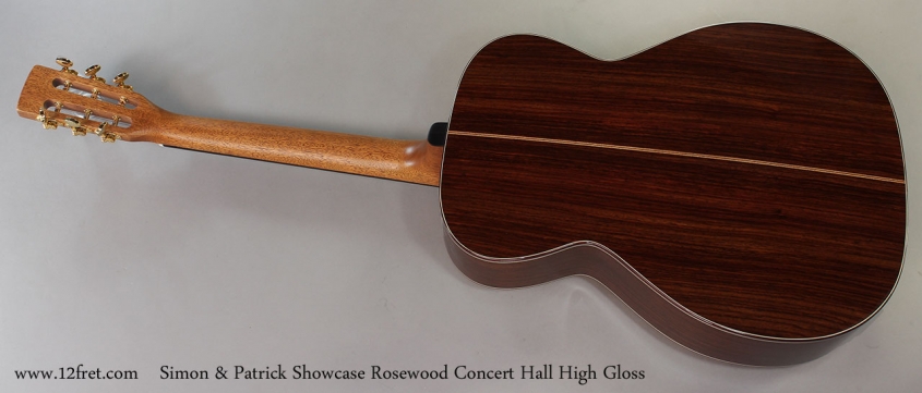 Simon & Patrick Showcase Rosewood Concert Hall High Gloss Full Rear View