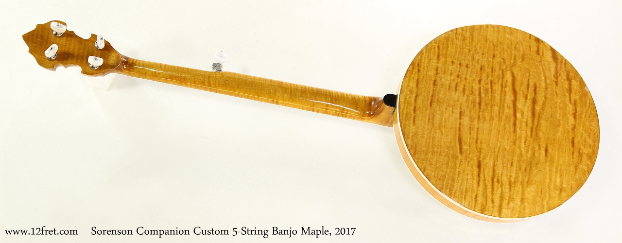 Sorenson Companion Custom 5-String Banjo Maple, 2017   Full Rear View