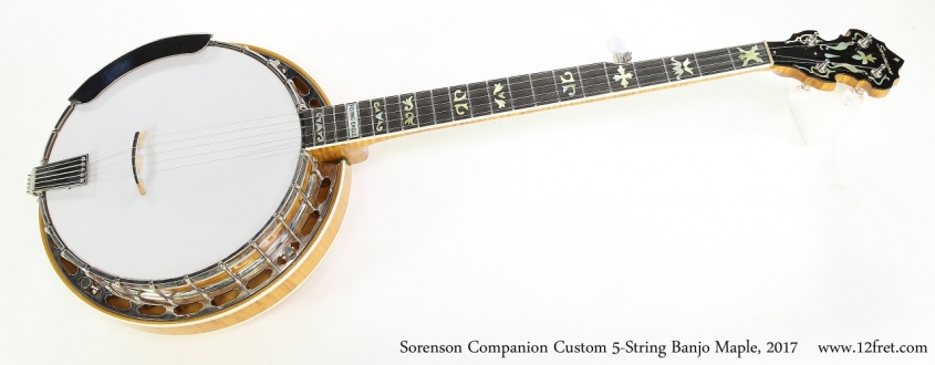 Sorenson Companion Custom 5-String Banjo Maple, 2017   Full Front View