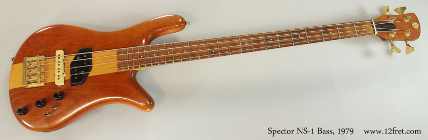 Spector NS-1 Bass, 1979 Full Front View