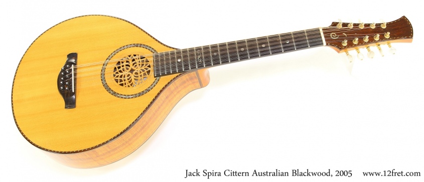 Jack Spira Cittern Australian Blackwood, 2005 Full Front View
