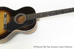 SS Stewart Flat Top Acoustic Guitar Sunburst,  1932  Full Front View