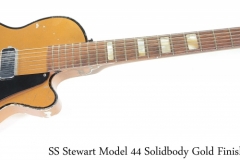 SS Stewart Model 44 Solidbody Gold Finish, 1955 Full Front View