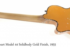 SS Stewart Model 44 Solidbody Gold Finish, 1955 Full Rear View