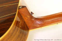 Stan Rogers William Laskin Guitar, 1977  Heel Treble Side View