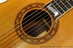 Stan Rogers William Laskin Guitar, 1977  Rosette and Banner View