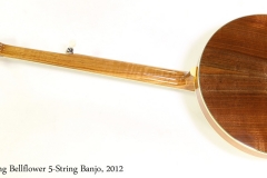 Stelling Bellflower 5-String Banjo, 2012 Full Rear View